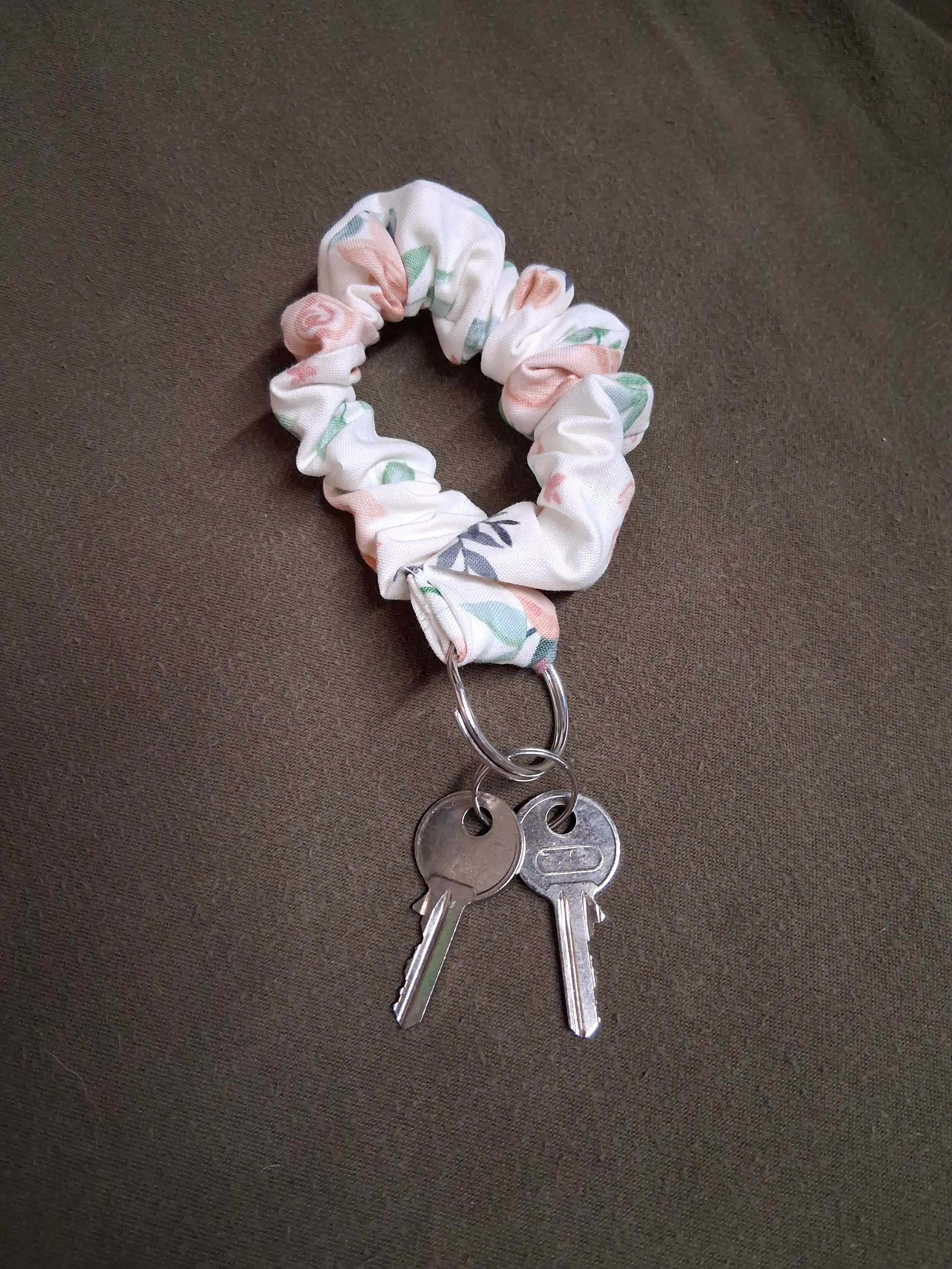 Scrunchie Wristlet Keychain