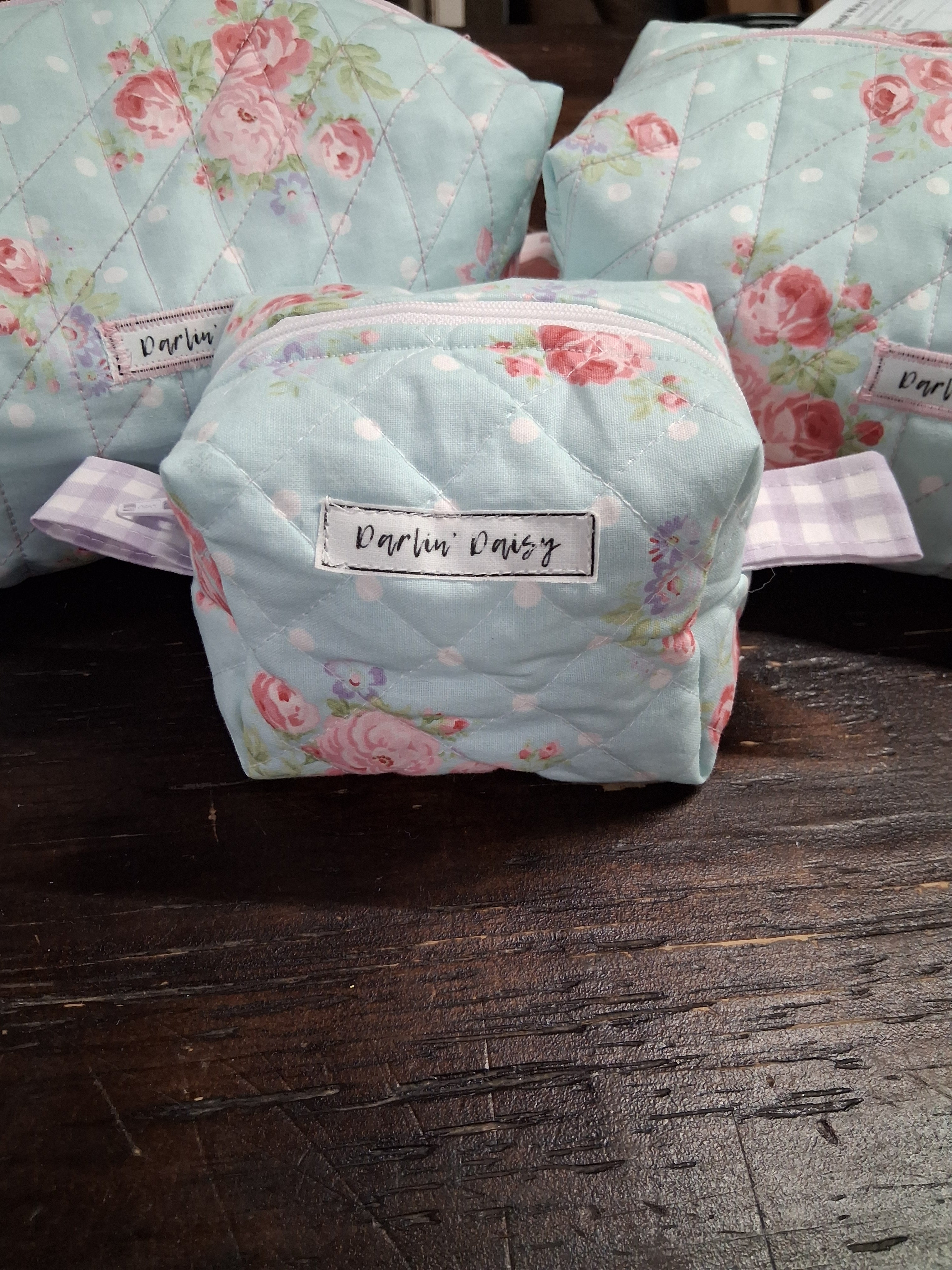 The Peony Cosmetic Bag / Mini Make-Up Bag