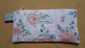 Blush Blossom Pencil Pouch (Green Lining)/ Pencil Organizer