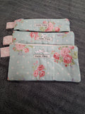 The Peony Pencil Pouch / Purple Gingham / Pencil Organizer