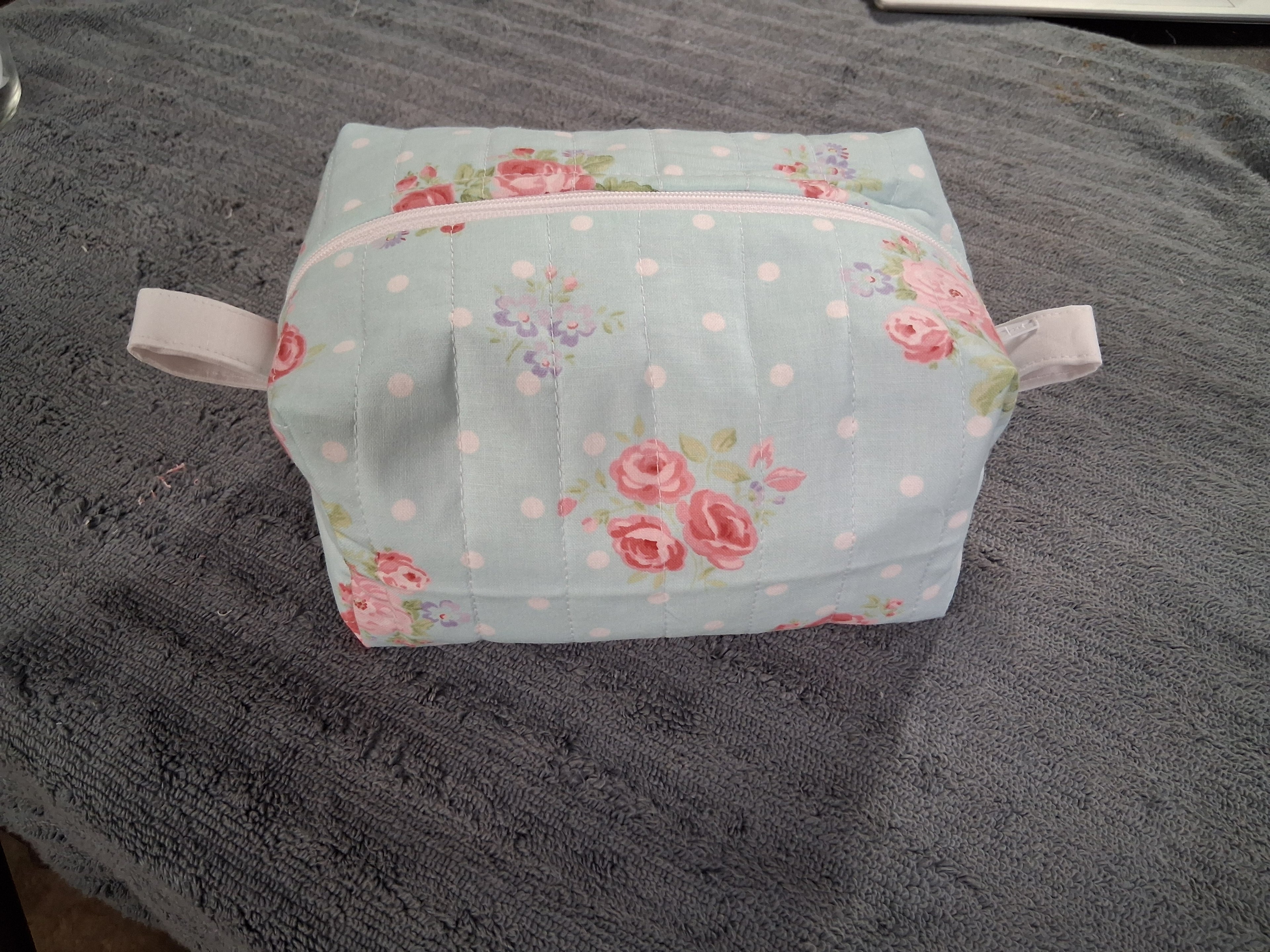 The Peony / Pink Cosmetic Bag / Medium Make-up Bag