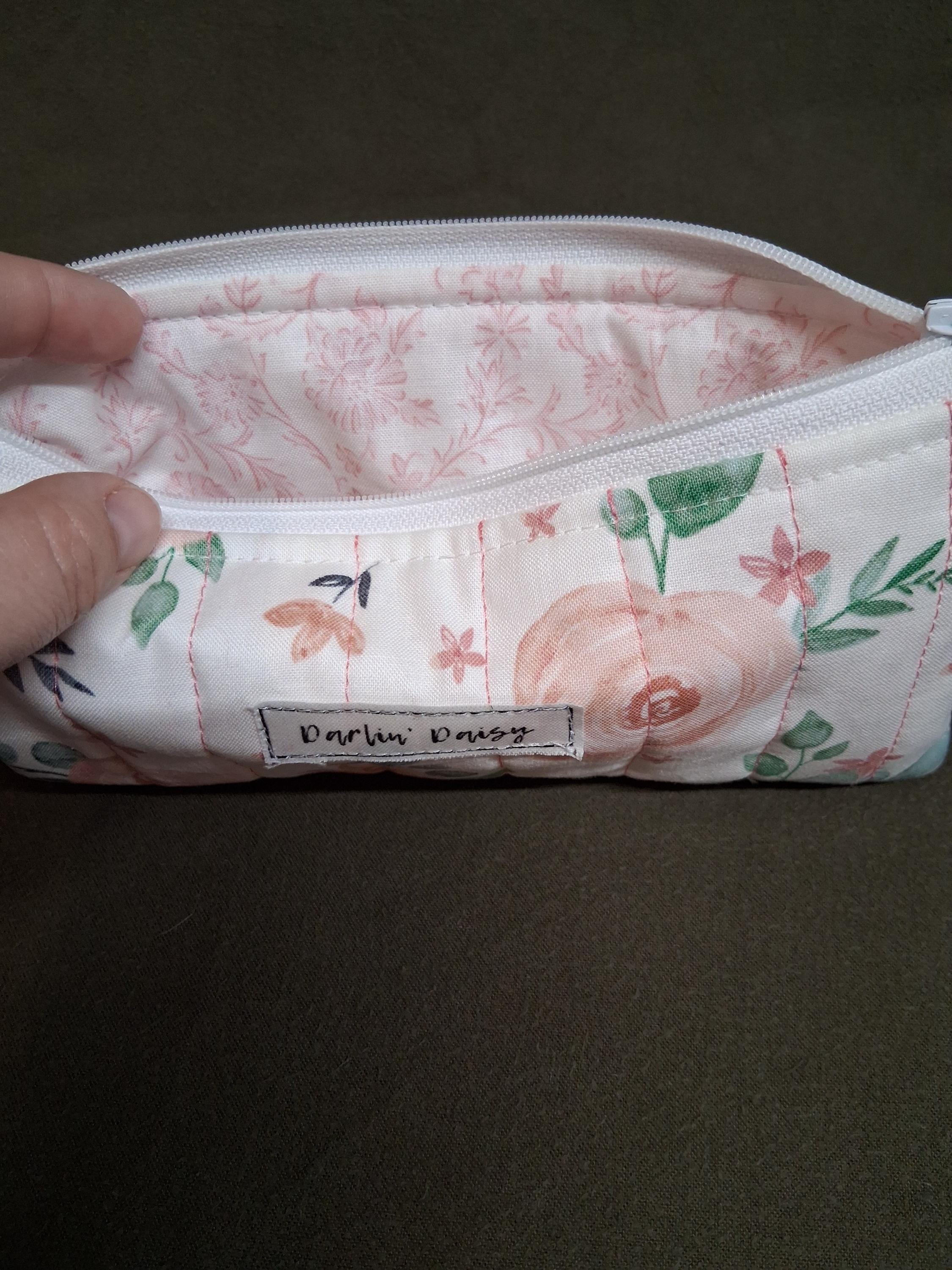 Blush Blossom Pencil Pouch/ Pencil Organizer