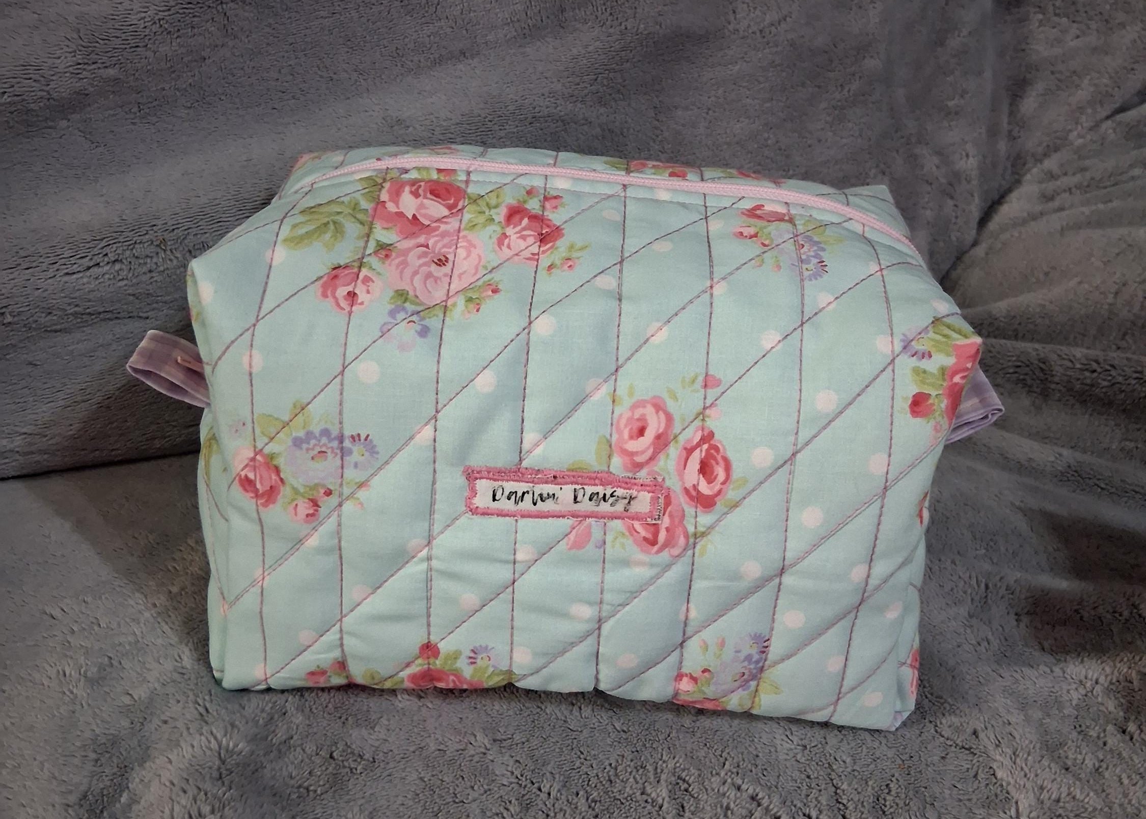 The Peony Cosmetic Bag / Make-up Bag