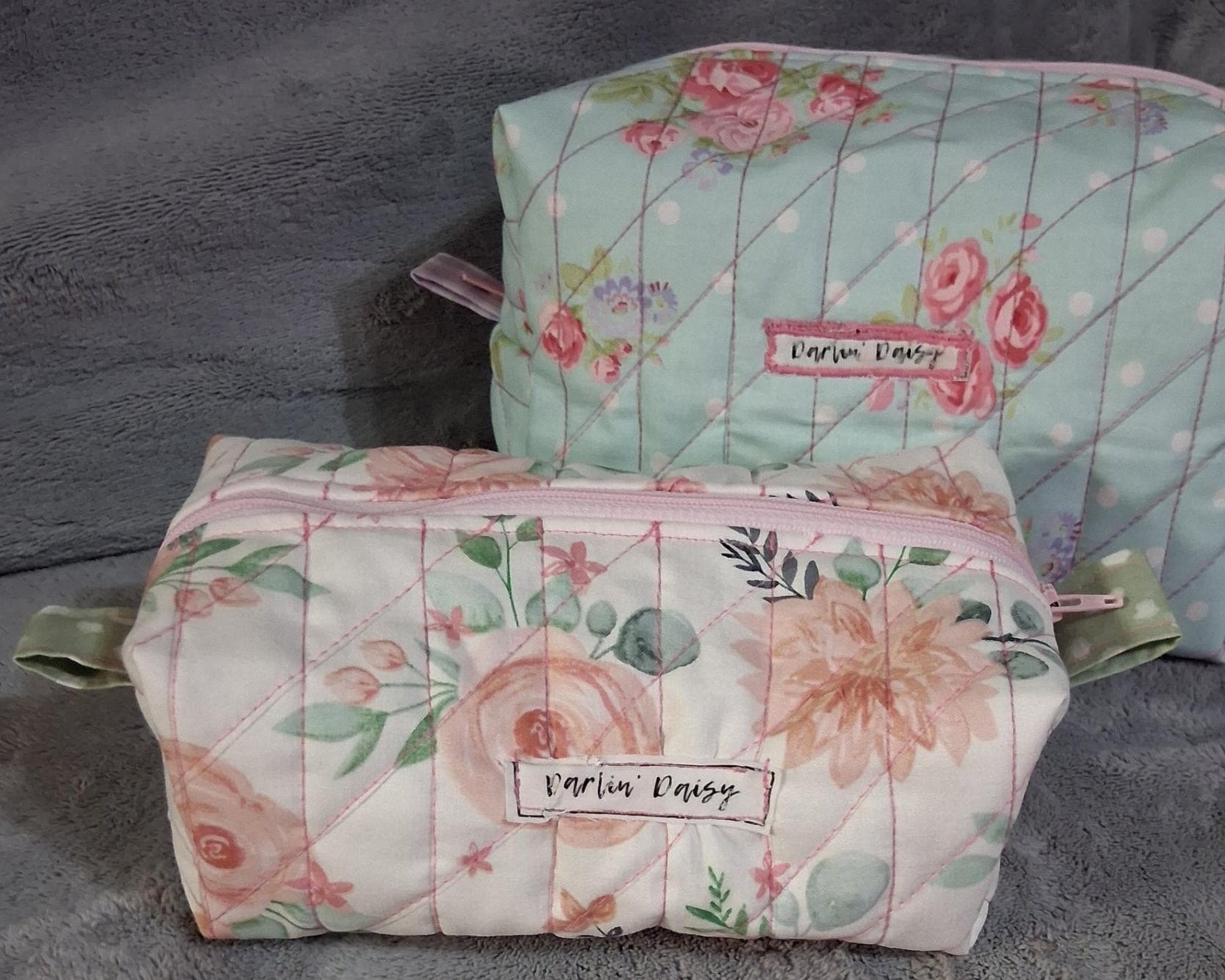 The Peony Cosmetic Bag / Make-up Bag